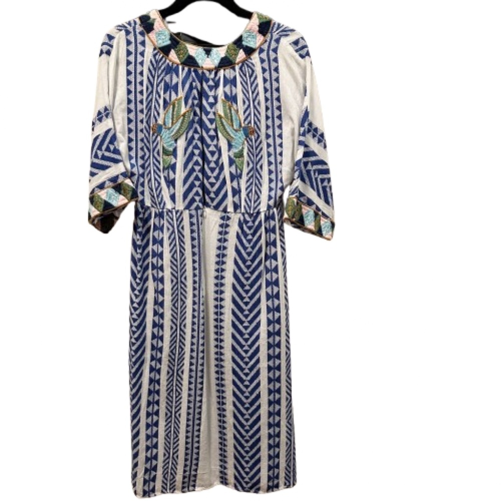 NWT Farm Rio Jacquard Embroidery Dress, Multi - Picture 6 of 11